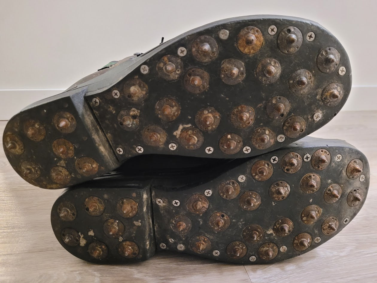 Haix Chainsaw Boots with Cleats/Spikes - Size 10.5 (Used)