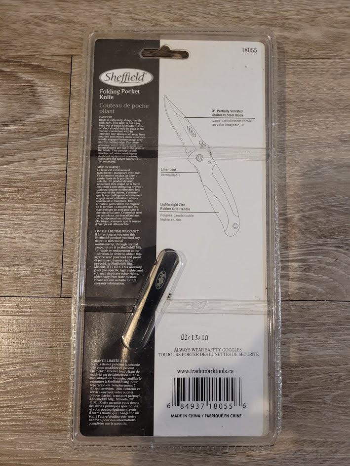 Sheffield Superior Folding Pocket Knife
