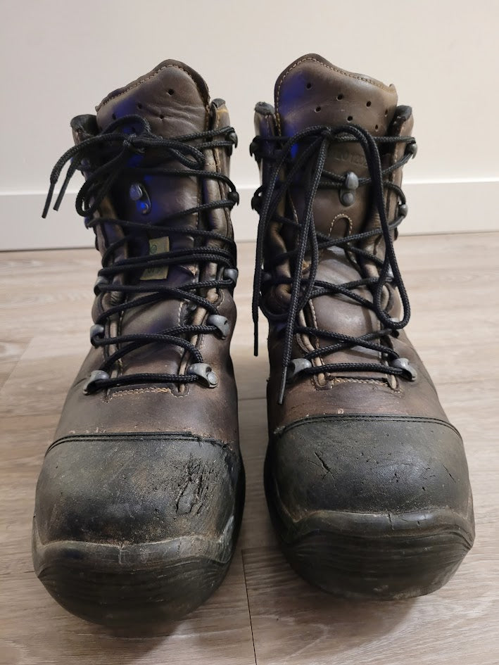 Haix Chainsaw Boots with Cleats/Spikes - Size 10.5 (Used)
