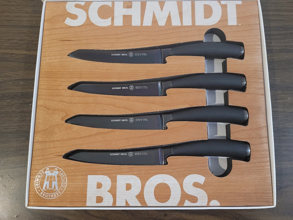 Schmidt Bros Titan No. 22 4 Piece Steak Knife Set