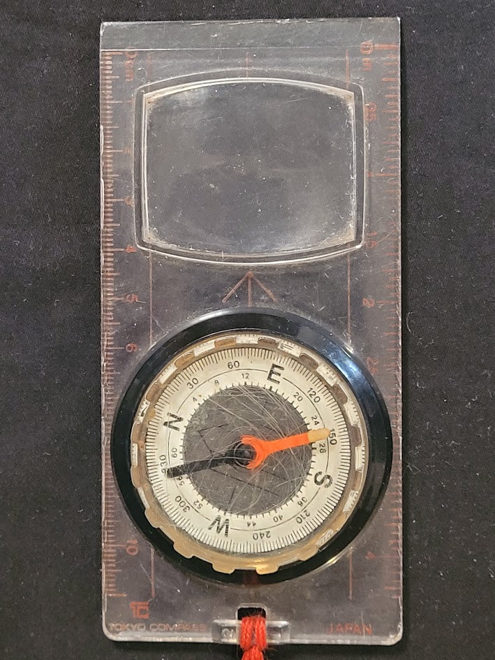 Tokyo Compass Sighting Compass with Lanyard (Used)