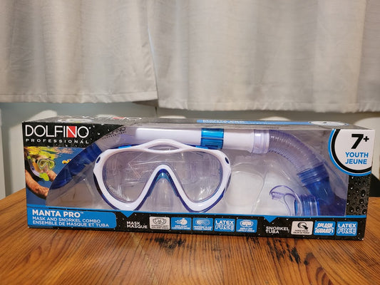 Dolfino Professional - Manta Pro Mask and Snorkel Combo