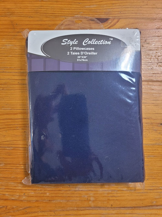 Style Collection Plain Colored Pillowcase Set (2 pieces)